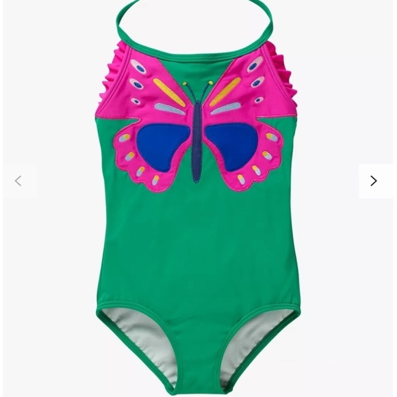 Mini Biden Colorful Butterfly Swimsuit - Picture 1 of 6